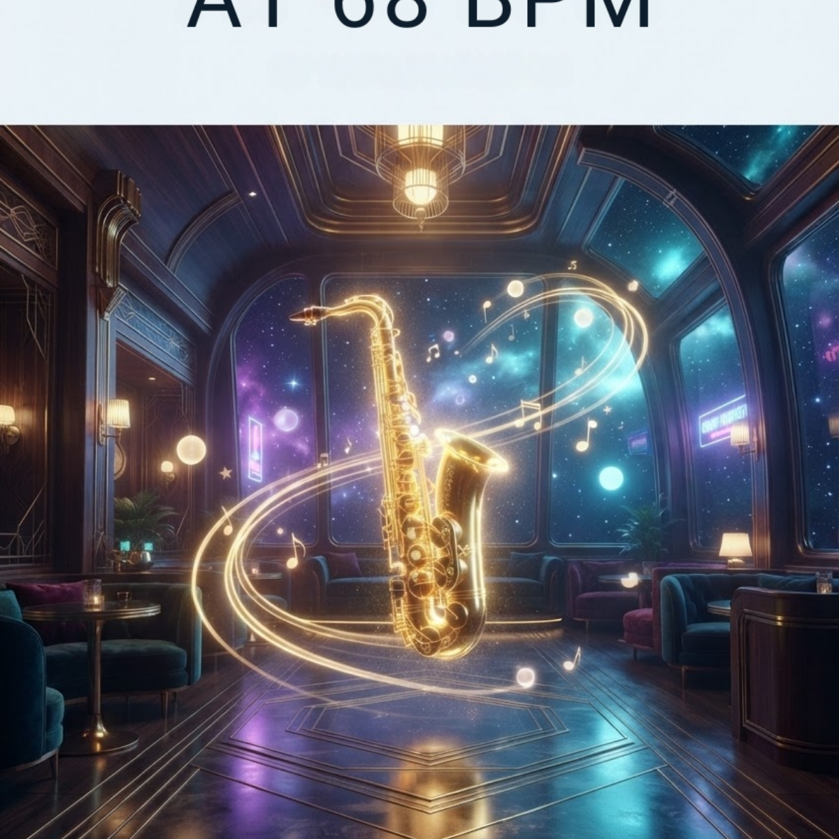 Book cover, Music & Album Cover Studio Musical Inspiration: Healing Jazz At 68 BPM